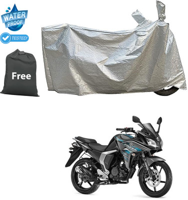 CODOKI Waterproof Two Wheeler Cover for Yamaha(Fazer-FI BS6, Silver)