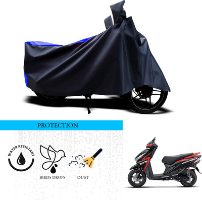 SnehaSales Waterproof Two Wheeler Cover for Honda(Grazia, Black, Blue)