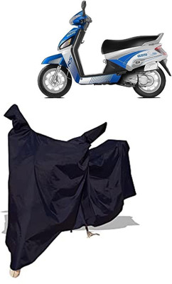 Amexride Two Wheeler Cover for Mahindra(Gusto Electric BS6, Black)