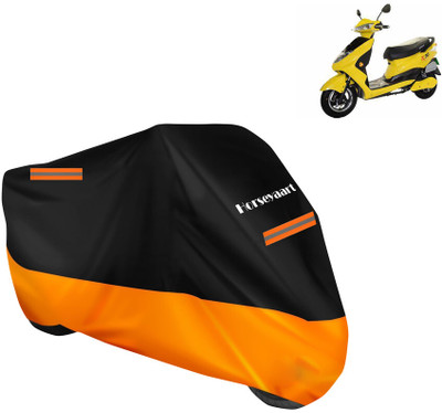 Horseyaart Waterproof Two Wheeler Cover for Okinawa(R30 electric scooter, Orange)