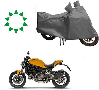 DeepShakshi AUTOMOTIVE Waterproof Two Wheeler Cover for Ducati(Monster 821, Grey)