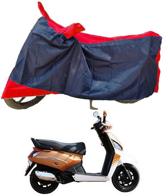 Mdstar Waterproof Two Wheeler Cover for Mahindra(Gusto 125, Red, Blue)