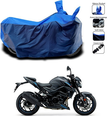 DeepShakshi AUTOMOTIVE Two Wheeler Cover for Suzuki(GSX-S750, Blue)