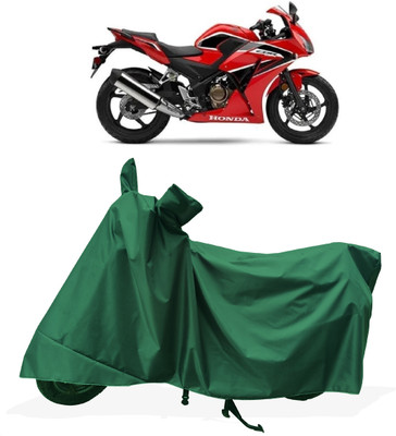 Tricway Two Wheeler Cover for Honda(CBR300R BS6, Green)