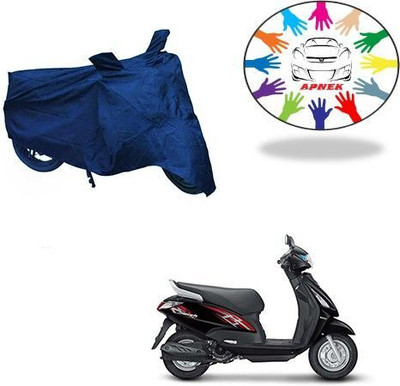 DeepShakshi AUTOMOTIVE Waterproof Two Wheeler Cover for Suzuki(Swish, Blue)
