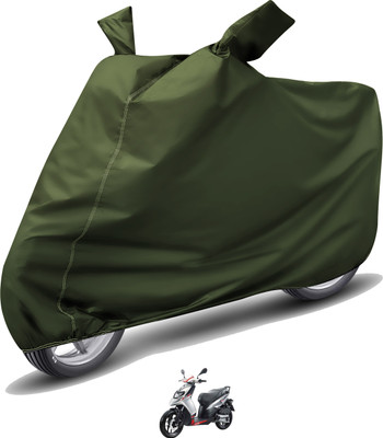 Caronix Waterproof Two Wheeler Cover for Aprilia(SR 125, Green)