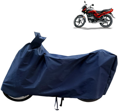 Horseyaart Waterproof Two Wheeler Cover for Hero(Passion Plus, Blue)