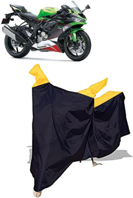 Amexride Two Wheeler Cover for Kawasaki(Ninja ZX-6R BS6, Multicolor)