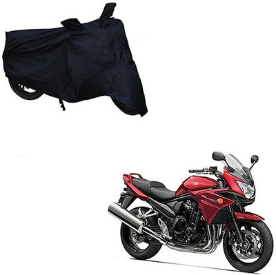 Mdstar Waterproof Two Wheeler Cover for Suzuki(Bandit, Black)