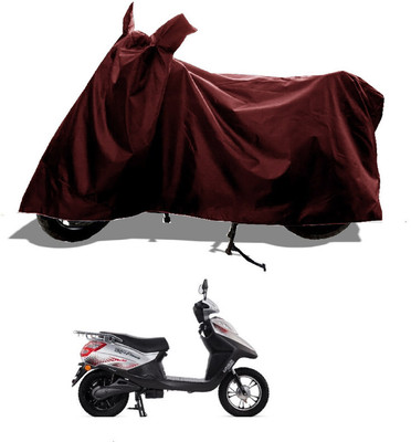 GROFATIK Two Wheeler Cover for Hero(Electric Flash, Maroon)