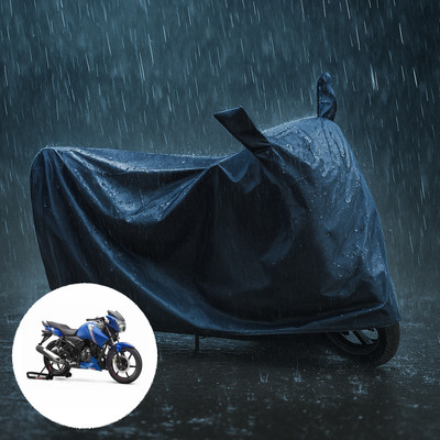 PAGORA Waterproof Two Wheeler Cover for TVS(Apache RTR 180, Black)
