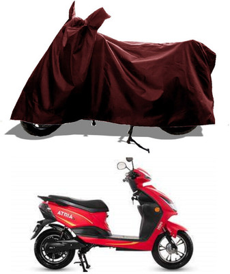 GROFATIK Two Wheeler Cover for Hero(Electric NYX HS500 ER, Maroon)