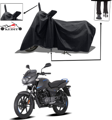 KEDIT Two Wheeler Cover for Bajaj(Pulsar 125 Neon, Black)