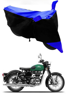 Furious3D Two Wheeler Cover for Royal Enfield(Meteor, Blue, Black)