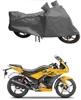 MMSSTAR Waterproof Two Wheeler Cover for Hero(Karizma ZMR, Grey)