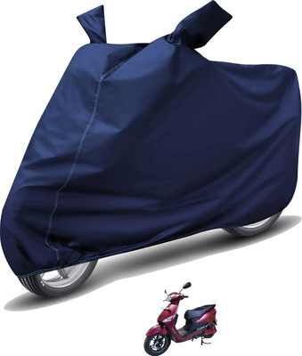 Caronix Waterproof Two Wheeler Cover for Hero(Electric Optima, Blue)