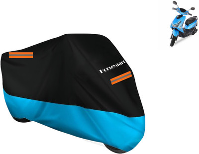 Horseyaart Waterproof Two Wheeler Cover for Ampere(Reo Elite, Blue)