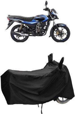 Autoprime Two Wheeler Cover for Bajaj(Platina 110 H-Gear BS6, Black)