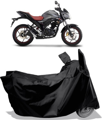 Amexride Two Wheeler Cover for Suzuki(Gixxer Special Edition, Black)