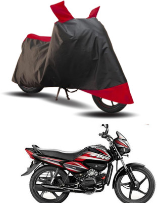 KEDIT Two Wheeler Cover for Hero(Splendor NXG, Red, Black)