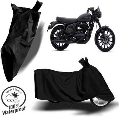 RAAMKM Waterproof Two Wheeler Cover for Hero, Honda, Royal Enfield, TVS(PCX 125, Black)