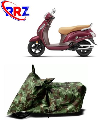 RRZ Waterproof Two Wheeler Cover for Suzuki(New Access 125, Multicolor)