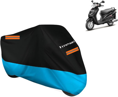 Horseyaart Waterproof Two Wheeler Cover for Hero(Moto Corp Duet, Blue)