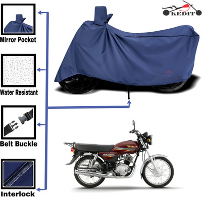 KEDIT Two Wheeler Cover for Universal For Bike(Crux, Blue)