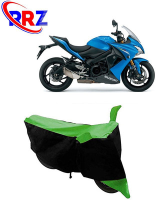 RRZ Waterproof Two Wheeler Cover for Suzuki(GSX S1000, Black, Green)