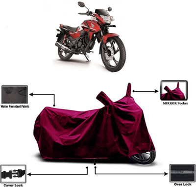 AASHTIK MART Two Wheeler Cover for Honda(SP 125, Maroon)