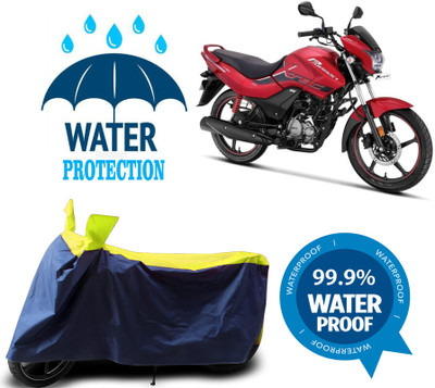 Mdstar Waterproof Two Wheeler Cover for Hero(MotoCorp Passion Pro, Multicolor)