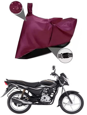 AASHTIK MART Two Wheeler Cover for Bajaj(Platina 100, Maroon)