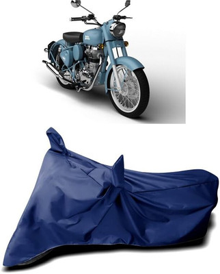 AASHTIK MART Two Wheeler Cover for Royal Enfield(Classic 350 Signals, Blue)