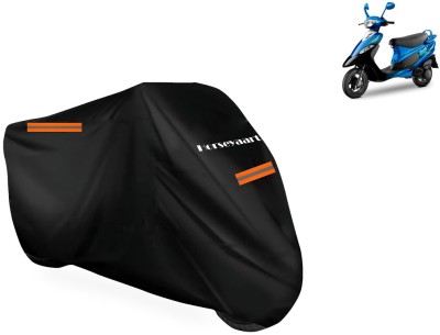 Horseyaart Waterproof Two Wheeler Cover for TVS(Scooty Pep Plus, Black)