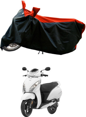 DeepShakshi AUTOMOTIVE Waterproof Two Wheeler Cover for TVS(ZX 125, Red)