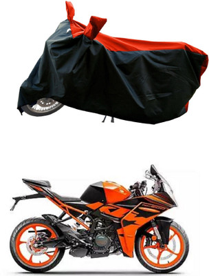 DeepShakshi AUTOMOTIVE Waterproof Two Wheeler Cover for KTM(RC 200 BS6, Red)