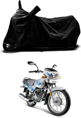 Mdstar Waterproof Two Wheeler Cover for TVS(Victor BS6, Black)
