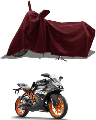 DeepShakshi AUTOMOTIVE Waterproof Two Wheeler Cover for Bajaj(Pulsar NS125 BS6, Maroon)