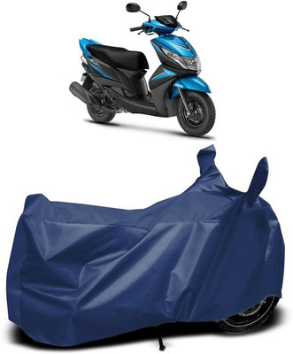 KEDIT Two Wheeler Cover for Yamaha(Ray Z, Blue)