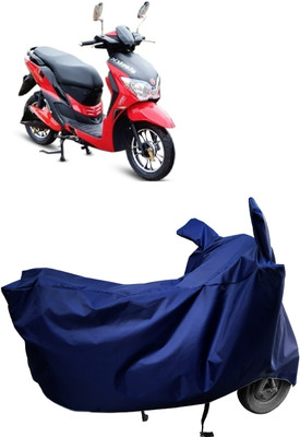 Amexride Two Wheeler Cover for Hero Electric(Dash, Blue)