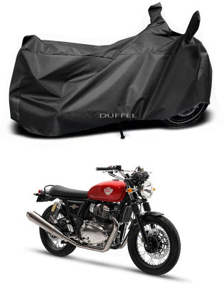 Duffel Two Wheeler Cover for Royal Enfield(Black)
