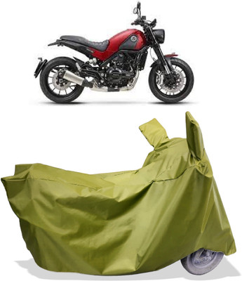 Amexride Two Wheeler Cover for Benelli(Leoncino, Maroon)