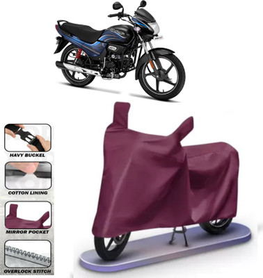 WMIZEXA Waterproof Two Wheeler Cover for Hero(Maroon)