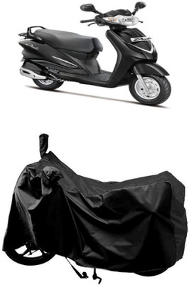 MMSSTAR Waterproof Two Wheeler Cover for Hero(Duet LX 110CC BS6, Black)