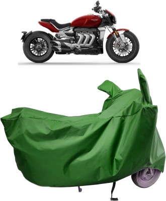 Amexride Two Wheeler Cover for Triumph(Rocket III, Maroon)