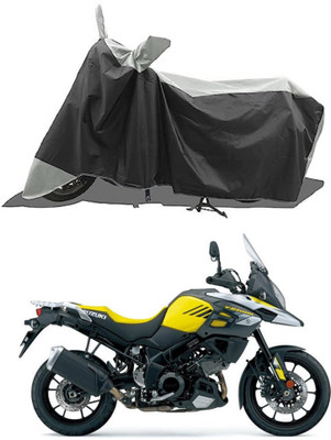 GROFATIK Two Wheeler Cover for Suzuki(V Strom 1000, White)