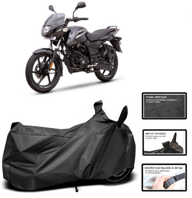 WMIZEXA Two Wheeler Cover for Bajaj(Pulsar 150 DTS-i, Black)