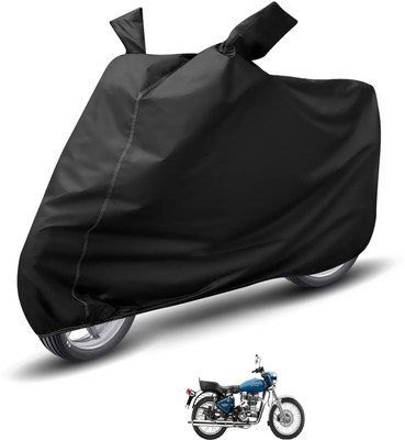 Auto Hub Waterproof Two Wheeler Cover for Royal Enfield(Electra, Black)