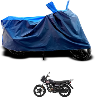 CODOKI Waterproof Two Wheeler Cover for TVS(Radeon, Black, Blue)