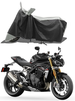 GROFATIK Two Wheeler Cover for Triumph(Speed Triple BS6, White)